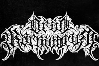 do black, slam, or death metal logo for your band