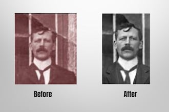 restore, colorize, and enhance your old and damaged photos