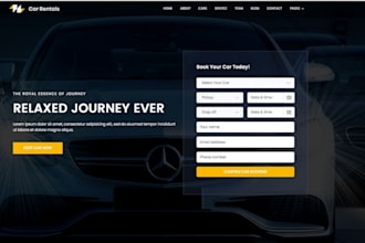 car rental website car dealership website rental website car rental booking