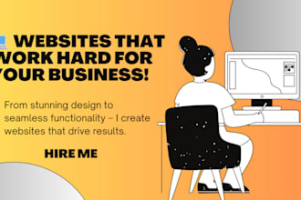 create a stunning, fast, SEO friendly website for you