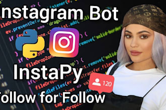 code twitter slack bot, instagram auto follow bot, youtube uploader bot, x bot