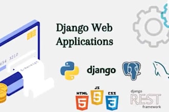 build web application using django, flask and ruby on rails