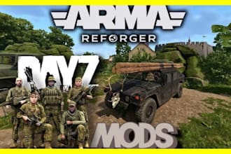 make a custom dayz server with arma reforger mods and script