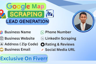 google map scraping, lead generation and direct phone number