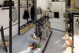 do boutique or retail, commercial interior design