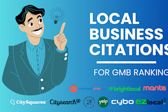 do google maps citations and listing for gmb and local SEO ranking