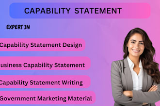 do capability statement for contracts