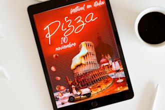 publicidades, afiches, mockups, etiquetas, infografias
