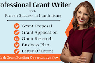 write startups business plan, proposal, pitch, grant