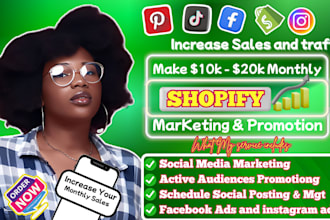 do shopify ads and website marketing to boost ecommerce sales and drive traffic