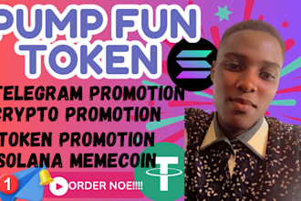 raise 500k pump fun promotion, pump fun token sales, cto, telegram promotion,
