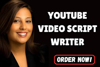 be your youtube script writer video course content creation video script