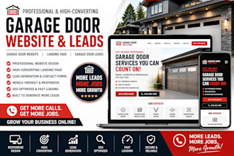 garage door website garage door landing page garage door garage door leads
