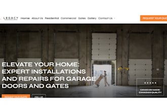 garage door website garage door landing page garage door garage door leads