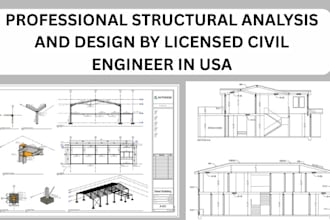 professional structural analysis and design by licensed civil engineer in USA