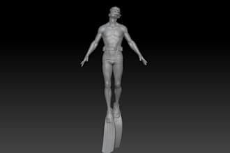 create high quality 3d fan art miniatures, stl characters cosplay figures for 3d