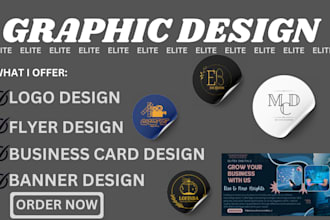professional graphic design, logo, banner, flyer design