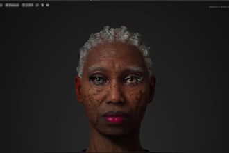 3d metahuman character, 3d realistic cgi character for film, character modeling