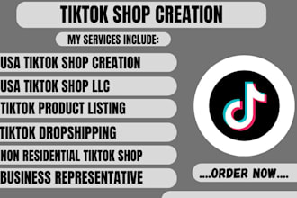 create USA tiktok shop verify tiktok shop manage USA tiktok shop for non USA