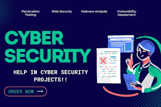 do any cyber security tasks and projects, cybersecurity project test