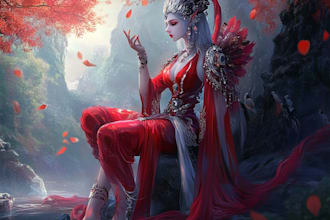 make dnd art, creature, fantasy character, and dnd party