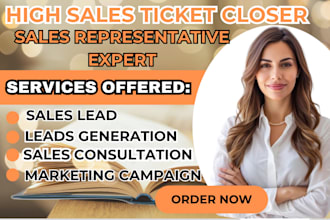 be your high ticket sales closer sales closing sales representative sales agent