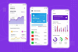 do crypto wallet app, fintech app, blockchain, trading app, money transfer app