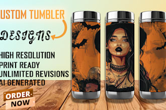 design 20oz skinny custom tumbler design for you
