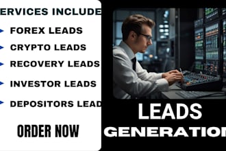 deliver crypto investor leads hot forex leads crypto  and b2b leads