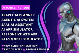 develop ai agentic travel palnner agent assistant app receptionist ai saas model