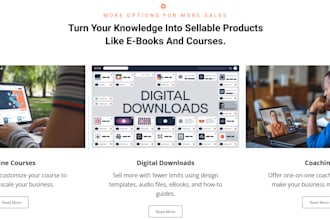 develop a custom elearning website or lms for online courses