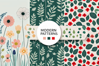 design seamless pattern textile design or monogram pattern