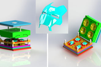 design plastic silicone injection mold box die casting product moulding design