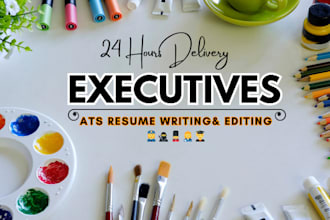 craft 24 hours director vp svp ceo ats executive resume writing and cover letter
