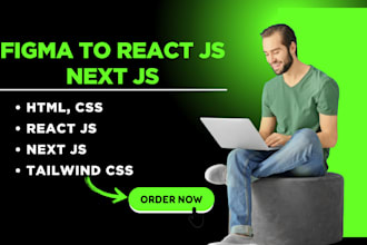 convert figma to react js , figma to next js,figma to html with tailwind CSS