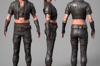 do 3d game character modeling 3d printing 3d game assets cartoon design sprite