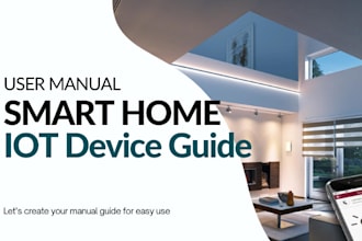 create user manual instructional guide smart appliances iot smart home devices