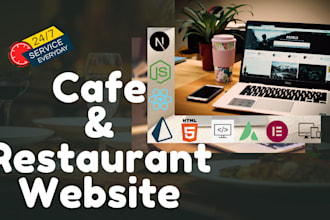 build a stunning cafe and restaurant website with online ordering and booking
