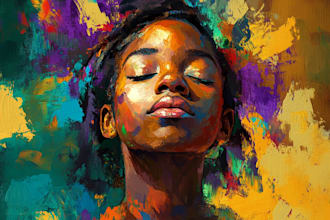 draw awesome digital oil paintings portraits