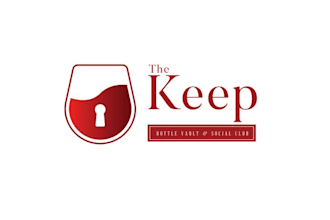 design luxury wine whiskey bottle storage logo