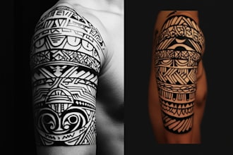 design your polynesian tribal tattoo