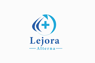 modern unique medical logo design for business