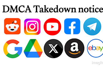 send dmca takedown notice to remove,google,onlyfans,ig, tiktok,fb,yt, reddit,