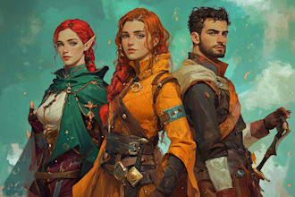 make beautiful sci fi, fantasy portraits