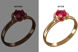 do unique jewelry photo retouching in adobe photoshop