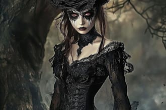 create concept art illustrations, horror, and fantasy scenes