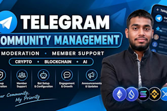 manage and moderate your telegram crypto community