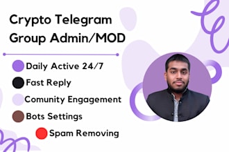 moderate your crypto telegram group as a community manager