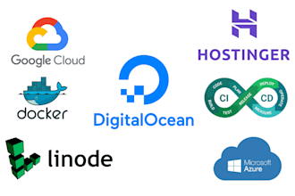 setup vps server any cloud digitalocean, hostinger,gcp,azure
