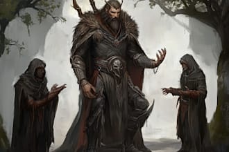 draw fantasy illustration and concept art